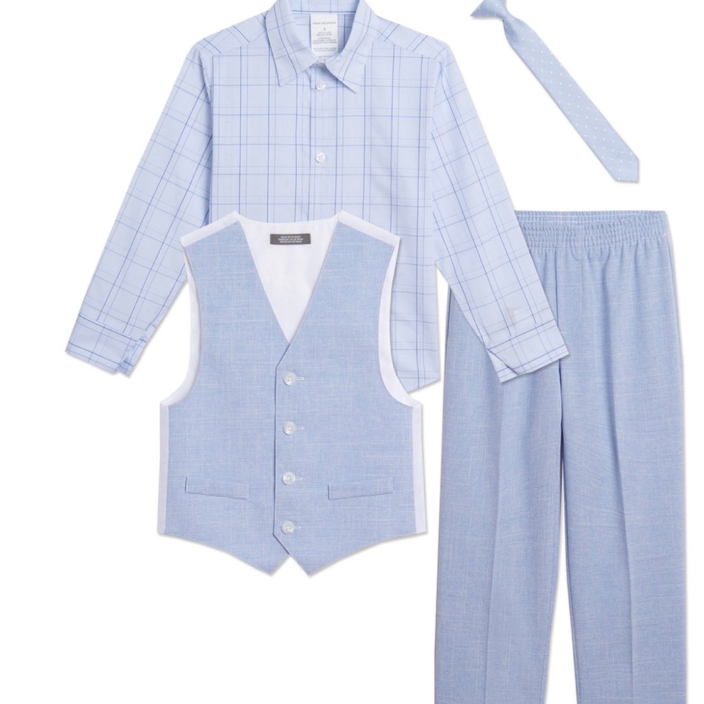 Van Heusen Boys 4-pc. Suit Set (USED) size 10